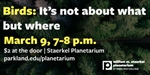 Staerkel Planetarium to Present Birdwatching Lecture