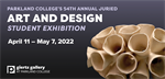 54th Annual Art & Design Juried Student Exhibition Opens April 11