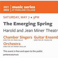 Free Spring Concerts by Parkland College Music Ensembles