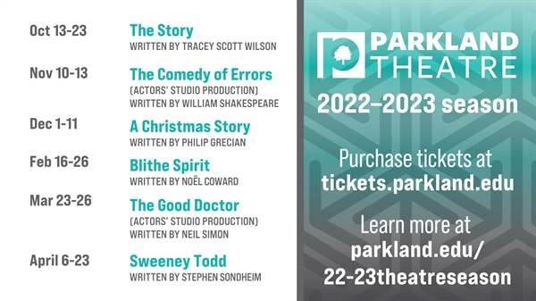 Parkland Theatre to Hold Auditions for Upcoming Shows, Aug. 27