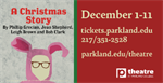 "A Christmas Story" Comes to Parkland Theatre December 1-11