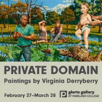 "Private Domain: Paintings by Virginia Derryberry" at Giertz Gallery