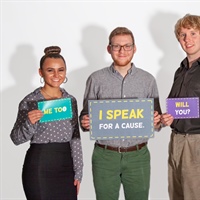 Students Win Speaking Contest, Support Charities