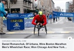 Parkland Student Wins Boston Marathon Men's Wheelchair Race