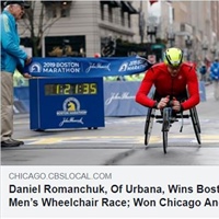 Parkland Student Wins Boston Marathon Men's Wheelchair Race