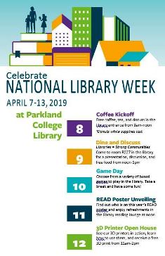 National Library Week Events at Parkland Library