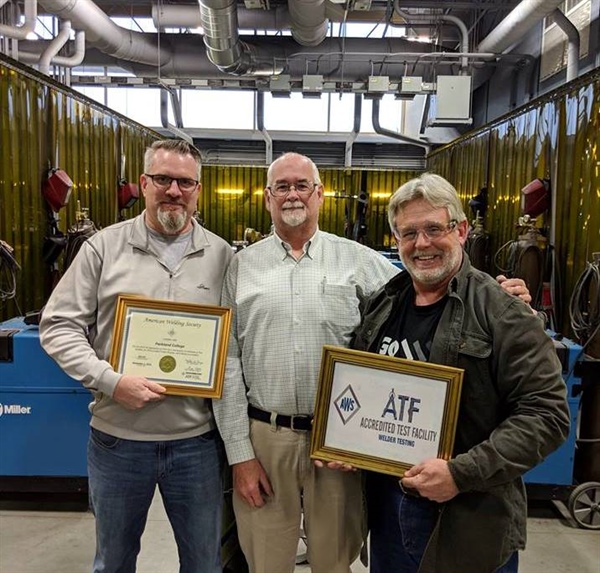 Welding Lab Designated an Accredited Test Facility