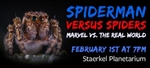 "Spiders" Topic of Planetarium Science Talk