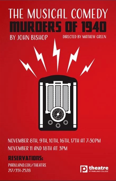 "Musical Comedy Murders of 1940" Opens at Theatre Nov. 8