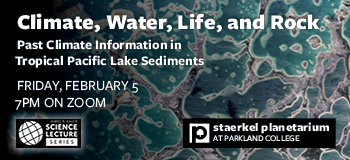 Planetarium Lecture to Examine Climate History in Lake Sediment