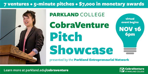 CobraVenture Pitch Showcase, November 16