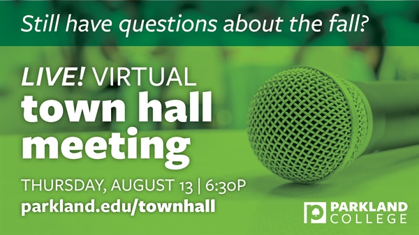 Parkland College to Host Town Hall Q&A, August 13