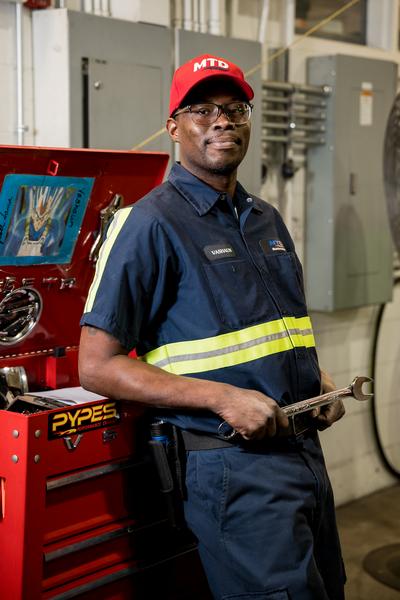 Mike Reynolds in auto shop