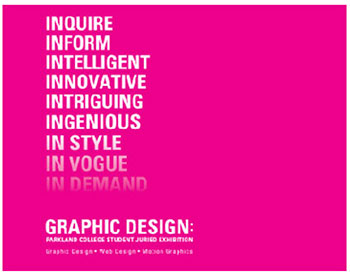 graphic design show print poster