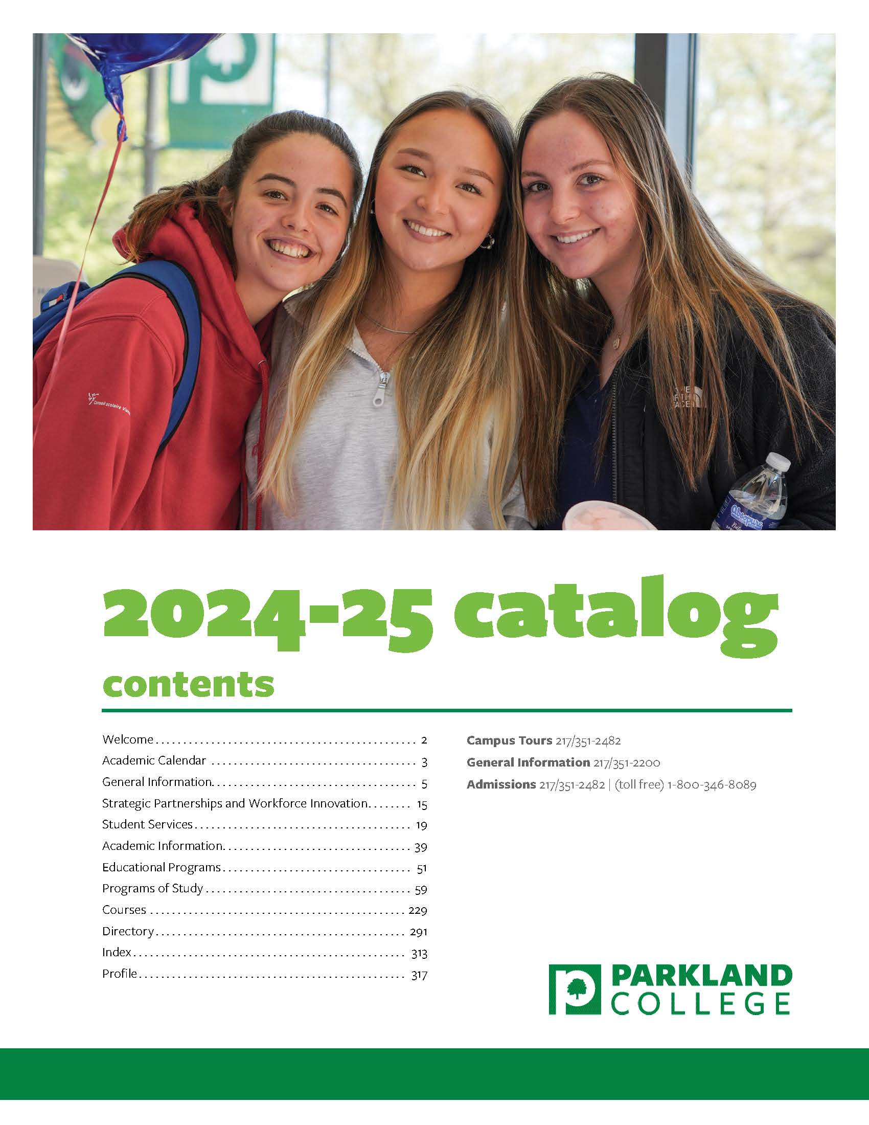 2022-23 Parkland College Catalog Cover