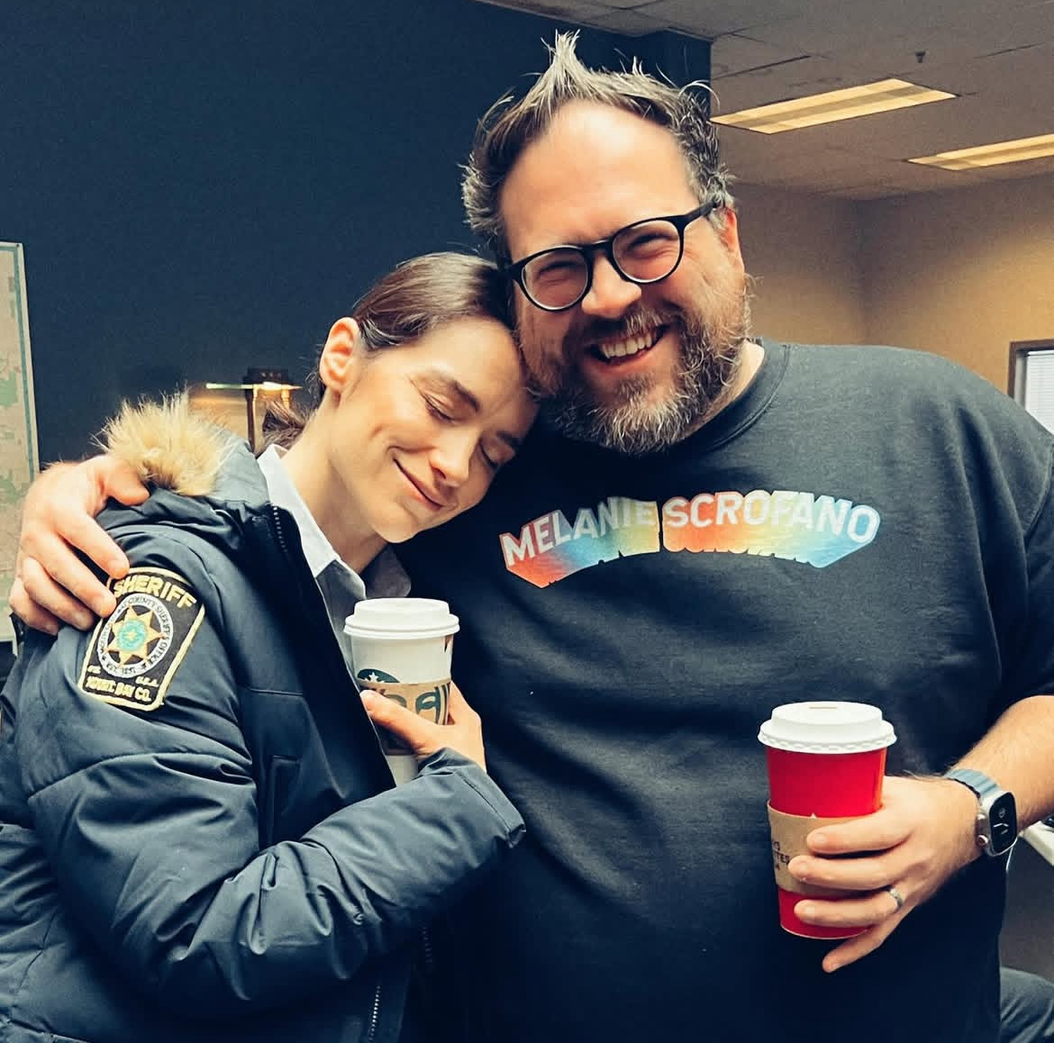 Luke Boyce and Melanie Scrofano
