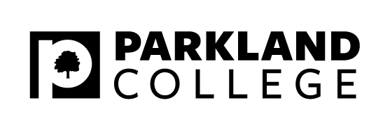 Parkland College black only logo