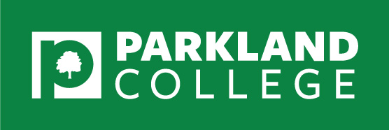 Parkland logo reverse color