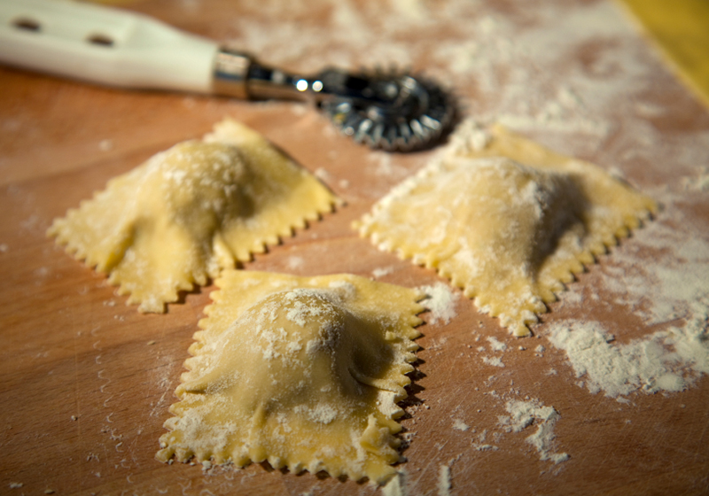 fresh hand made ravioli 