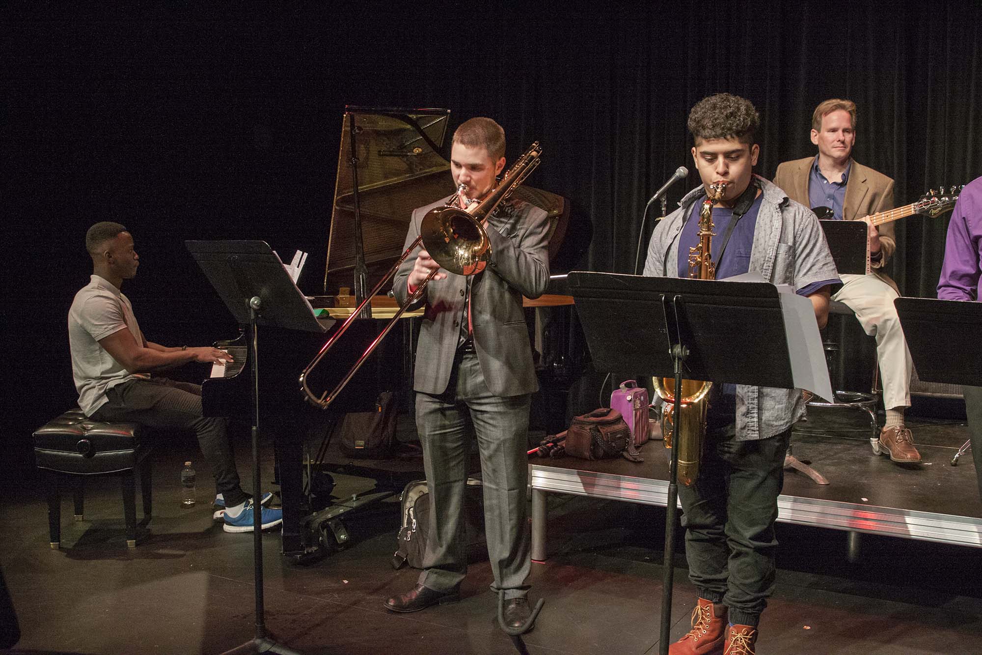 Jazz Ensemble Students