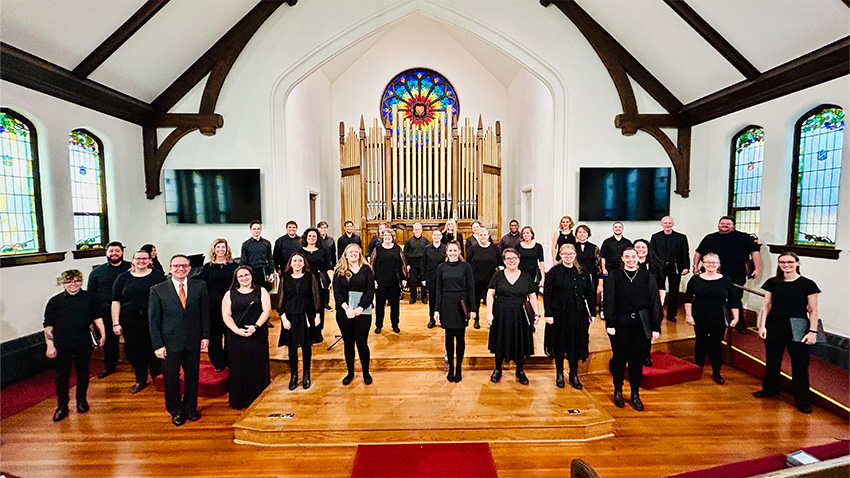 Chamber Singers Performing