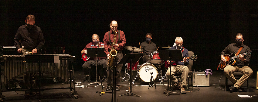 Jazz ensemble 2021 performance