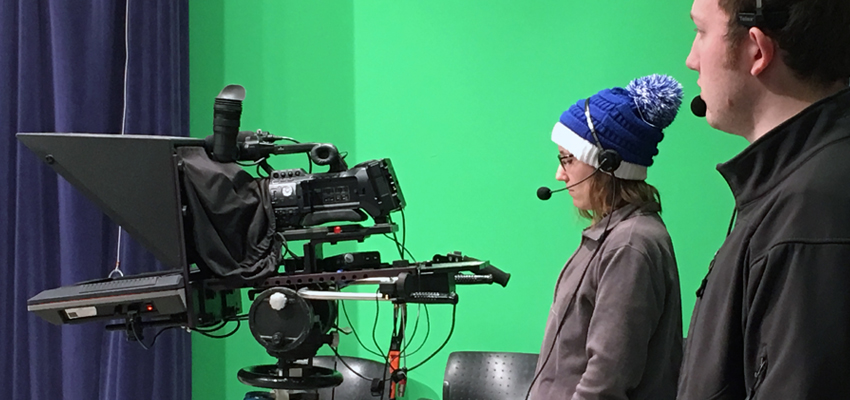 PCTV student fliming PCTV student fliming