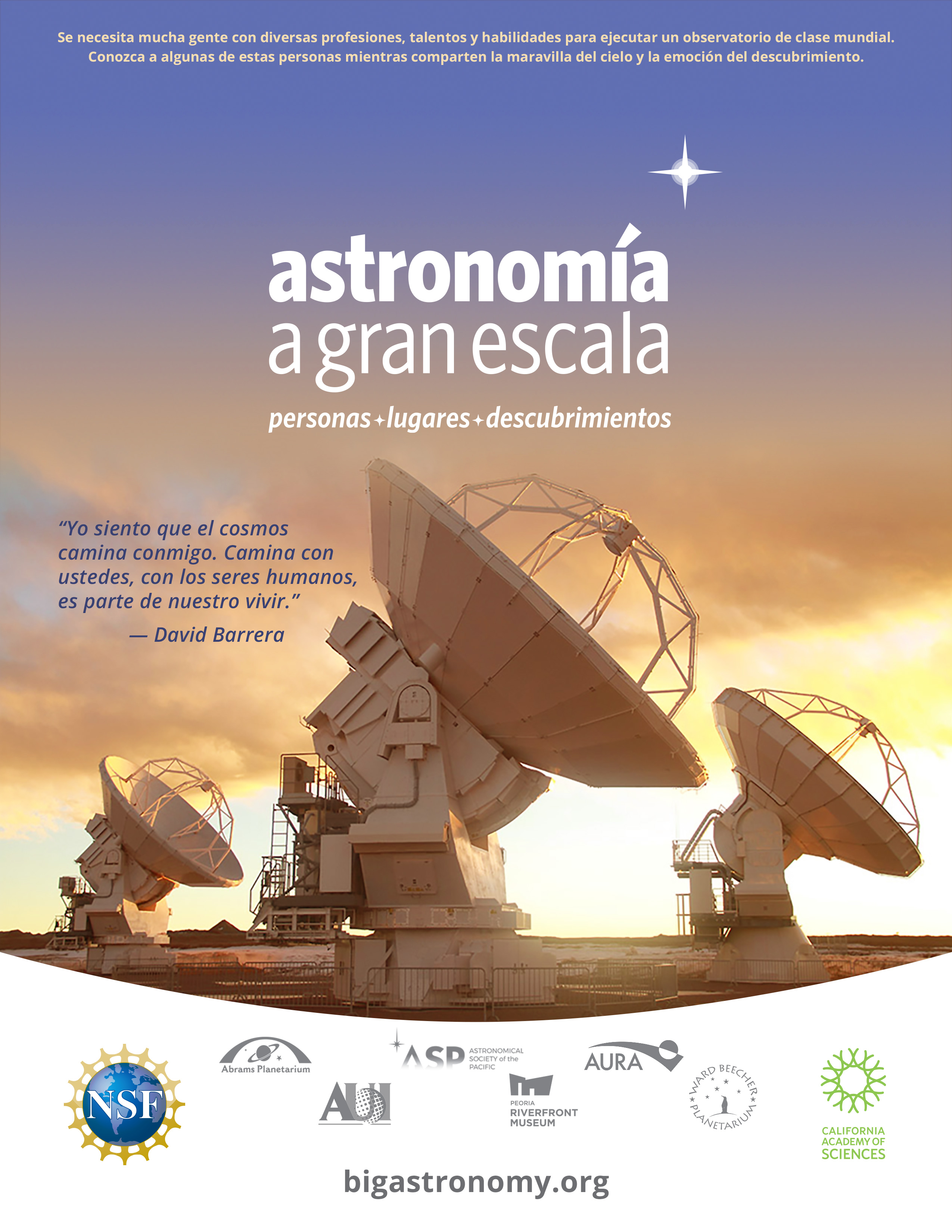 Astronomía a gran escala